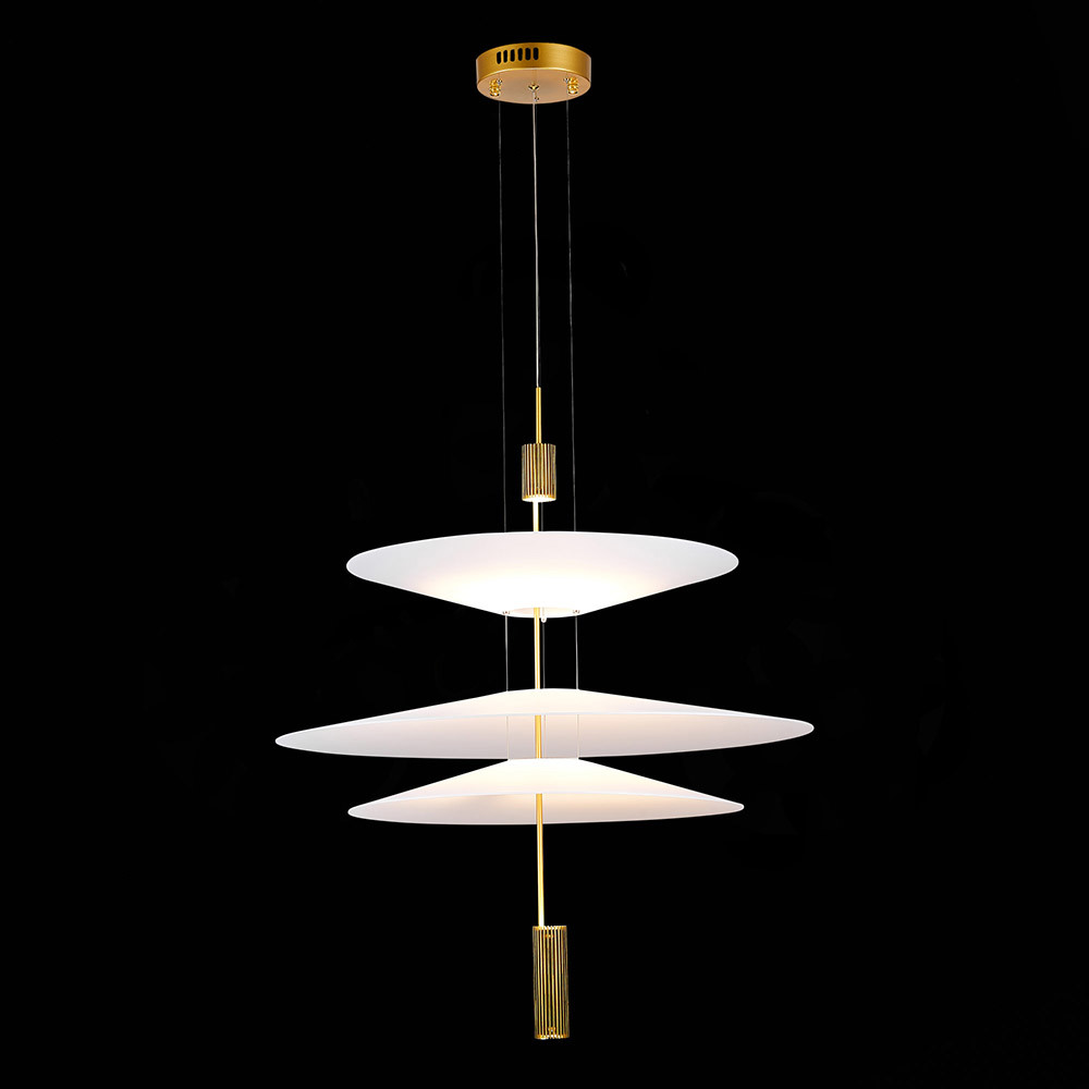 Изображение товара Подвесная люстра ST LUCE Isola SL6101.223.01 1x15W нейтральный белый золото Изображение товара Подвесная люстра ST LUCE Isola SL6101.223.01 1x15W нейтральный белый золото