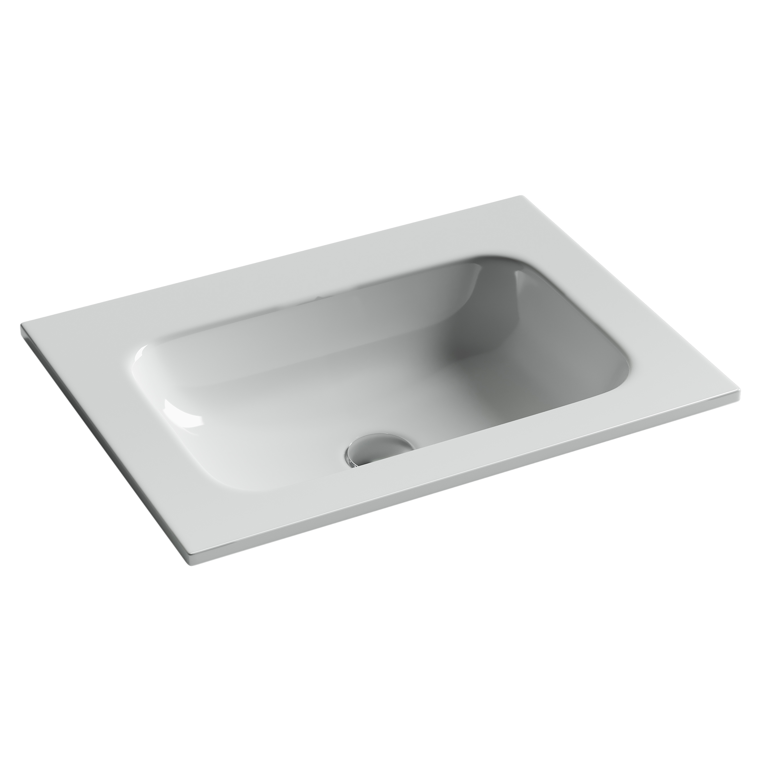 Изображение товара Раковина накладная Ceramicanova Grace 610x457 мм белый глянцевый Италия