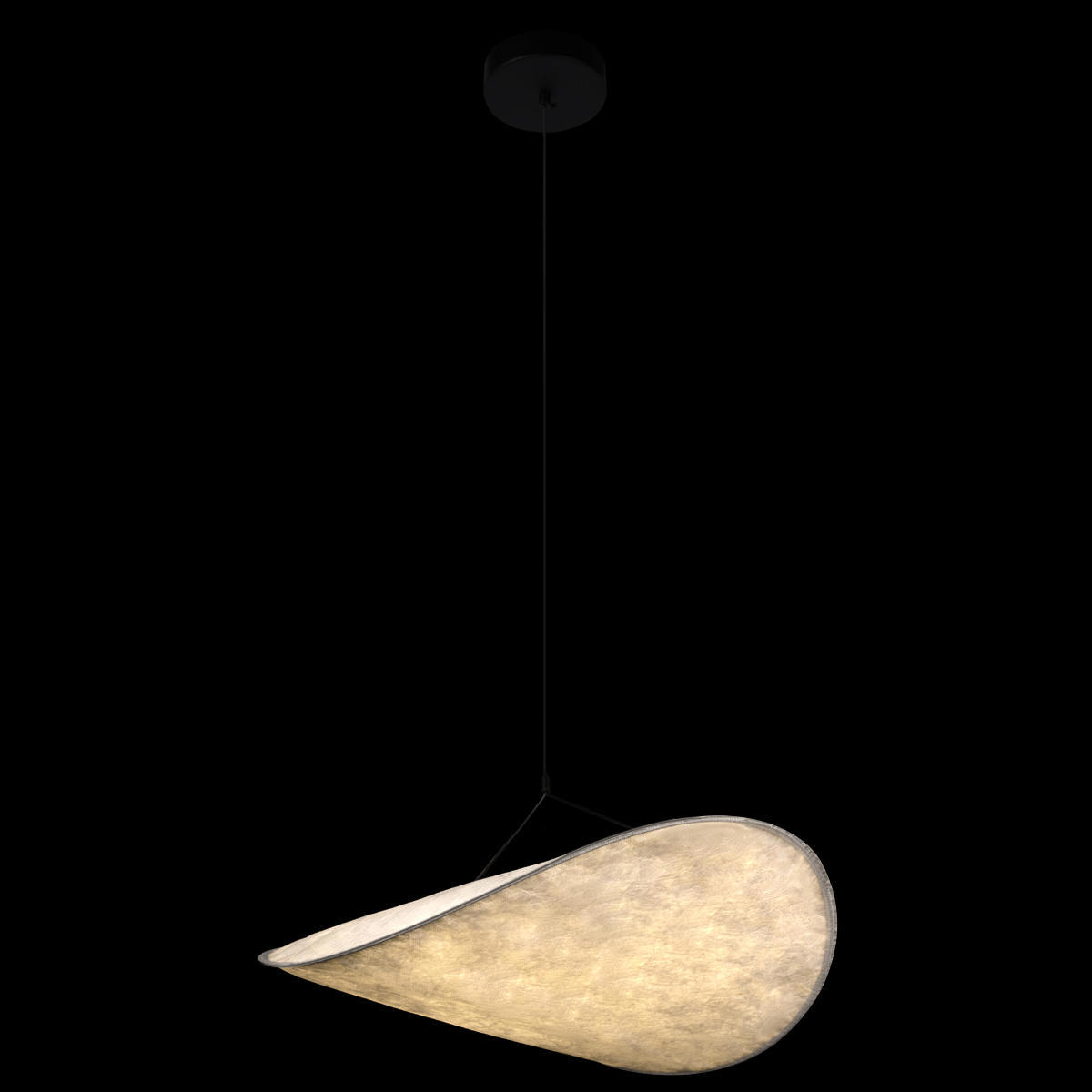 Изображение товара Светильник подвесной светодиодный Loft It Tense 10347-m 1.73 м² теплый белый (желтый) свет цвет белый/черный