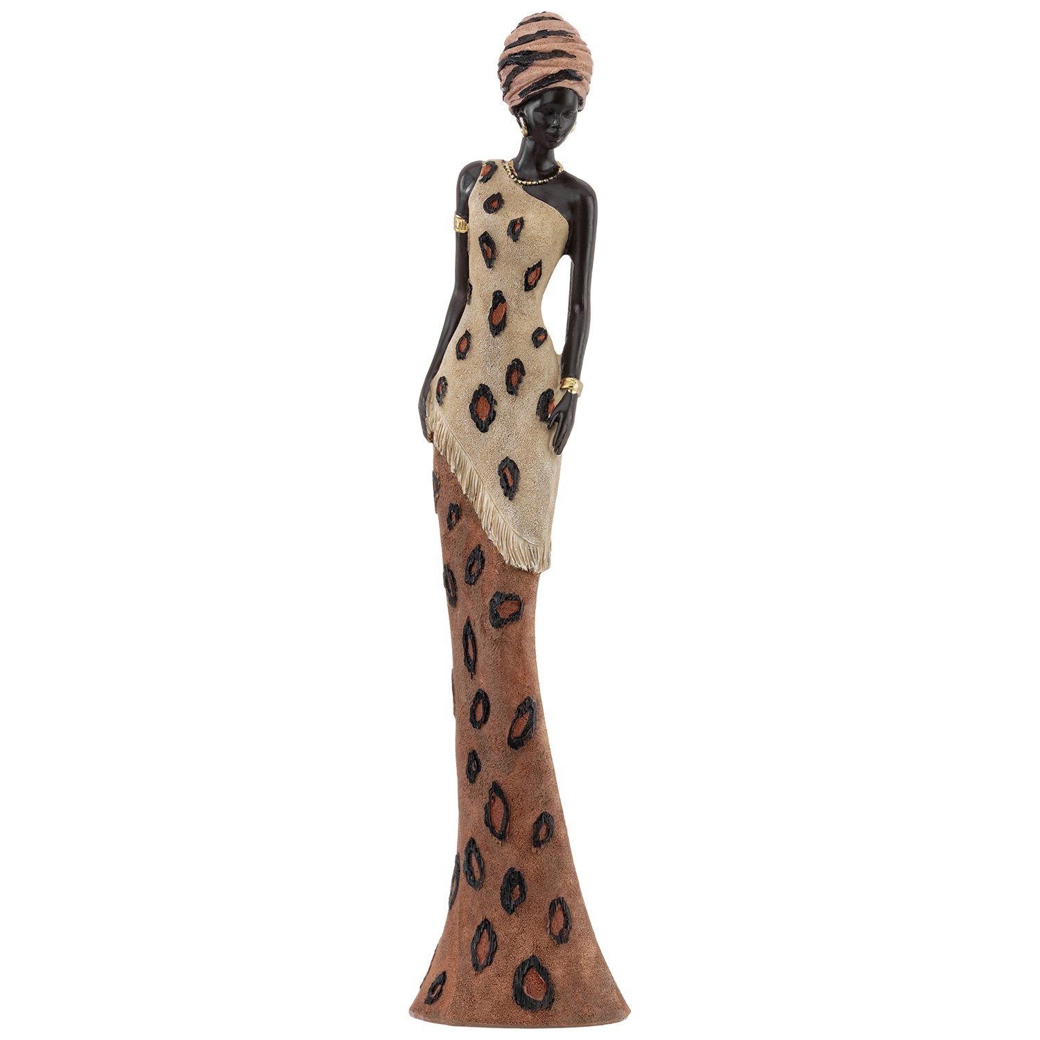 Изображение товара Статуэтка Африканская девушка, 7x6.5x30 см