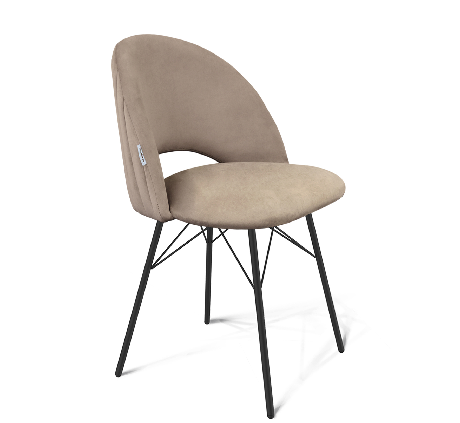 Изображение товара Современный стул Sheffilton 7394941704 из микровелюра и металла