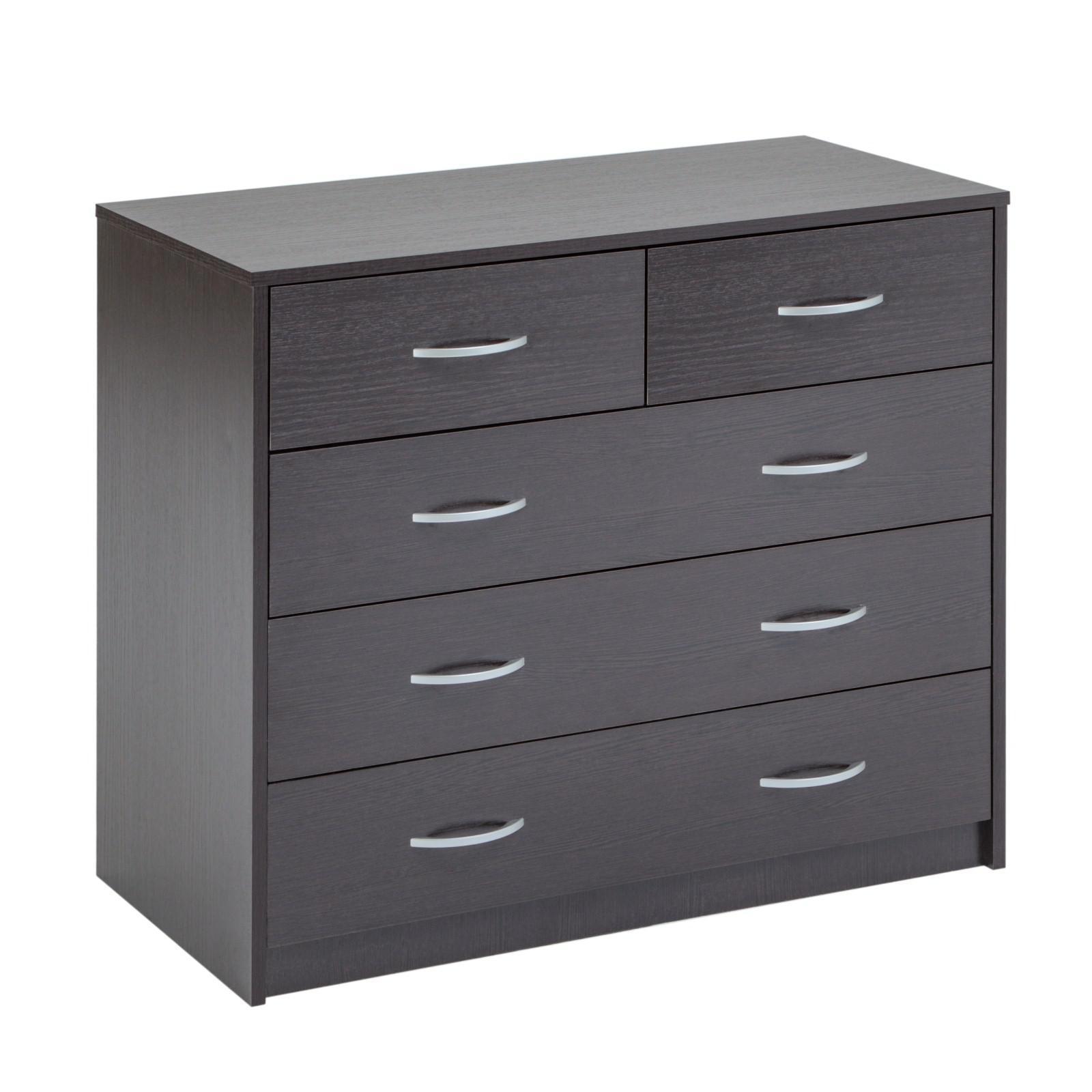 Изображение товара Комод Клик мебель 2976912 5 ящиков Венге классический дизайн