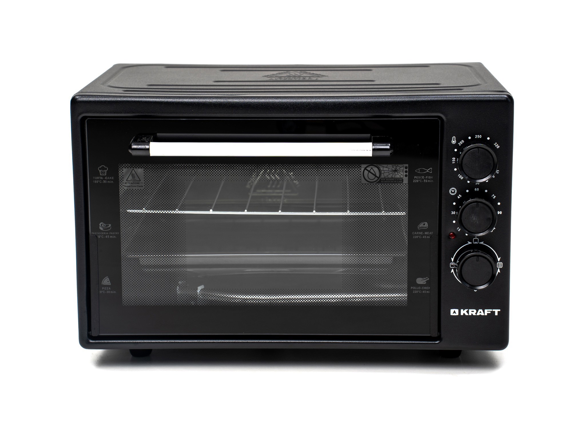 Изображение товара Электропечь Kraft KF-MO 3800 BL 1500 Вт 38 л черная для дома