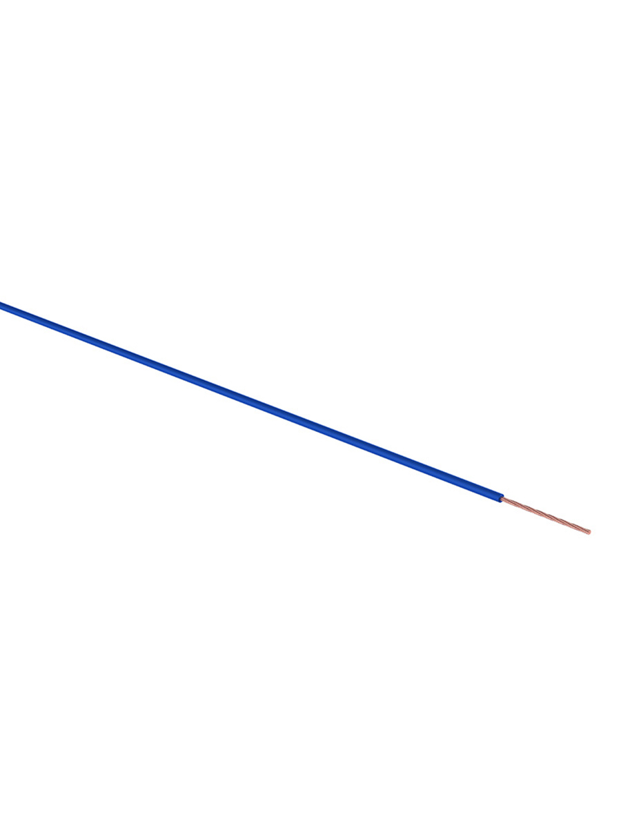 Изображение товара Провод Rexant ПГВА 1x0.50 100 м синий для автомобильной электропроводки Изображение товара Провод Rexant ПГВА 1x0.50 100 м синий для автомобильной электропроводки