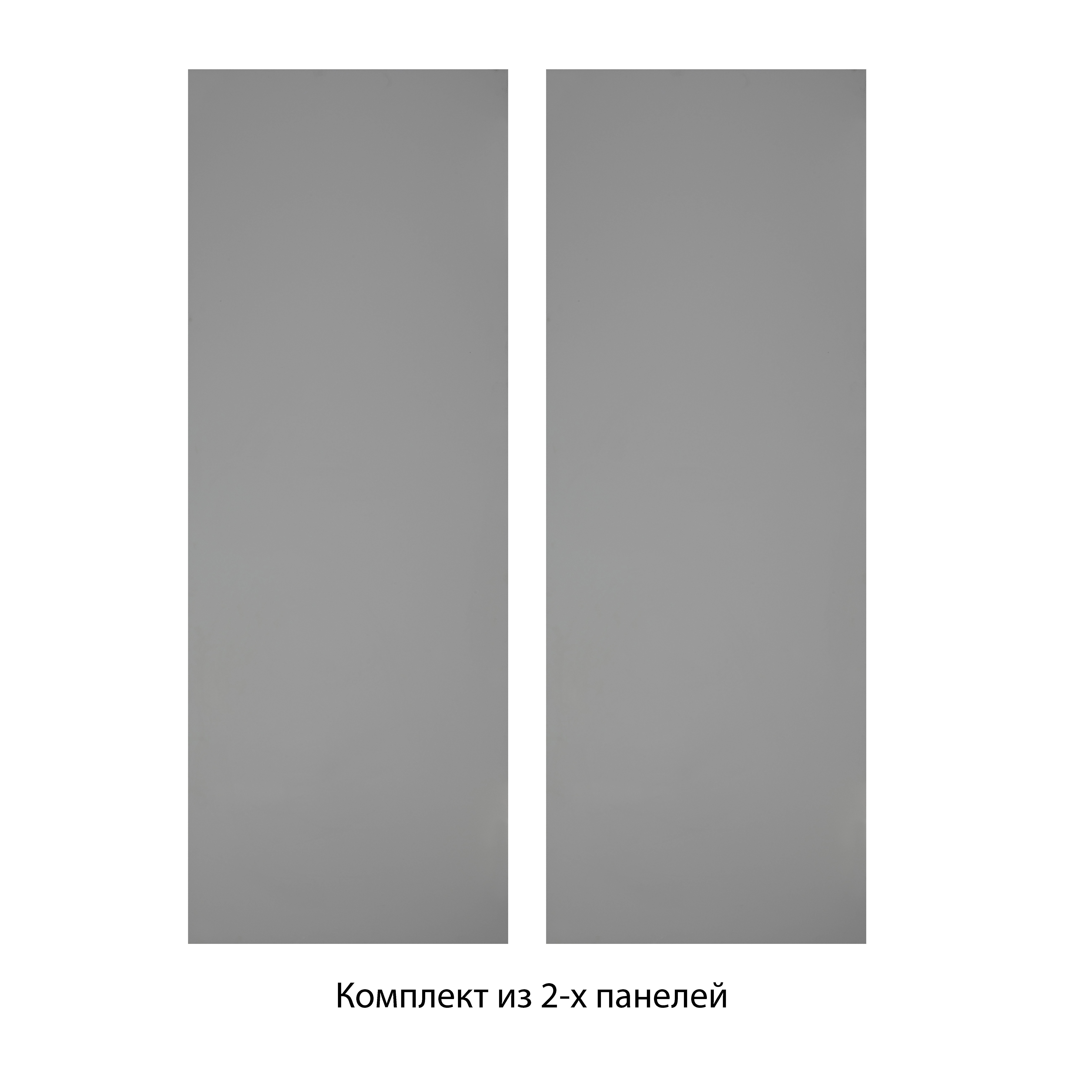 Изображение товара Панель МДФ Rukus Серая серый 2440x910x3мм 2.22м² 2шт