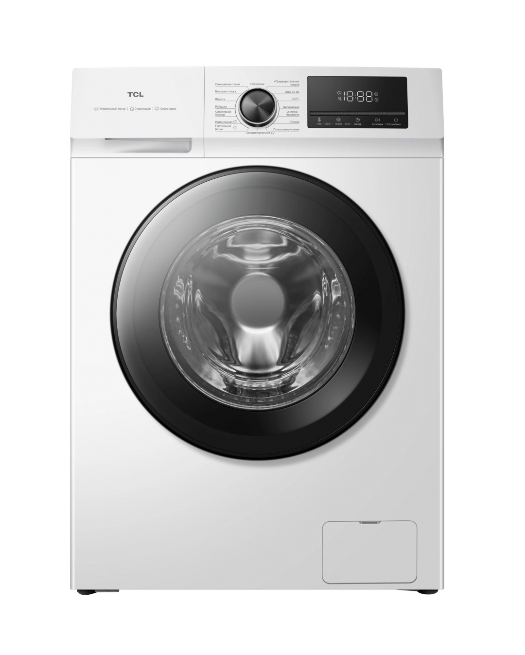 Изображение товара Стиральная машина TCL TWOF-106W12W1 6 кг, фронтальная, белая, энергосберегающая