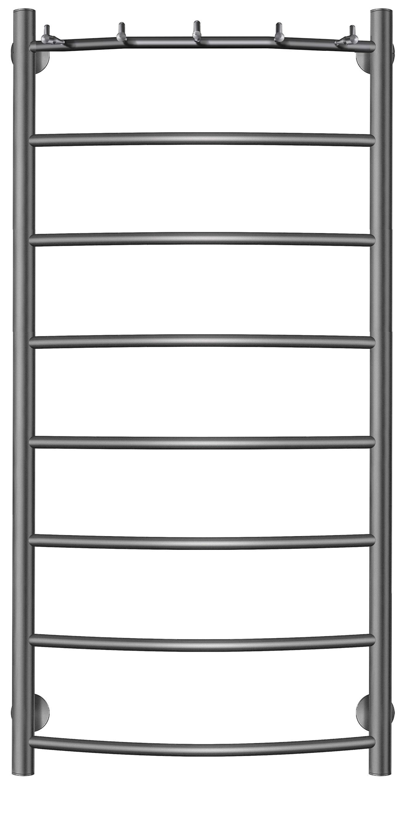 Изображение товара Полотенцесушитель водяной Secado Милан 1000x500 мм в форме лесенки графит