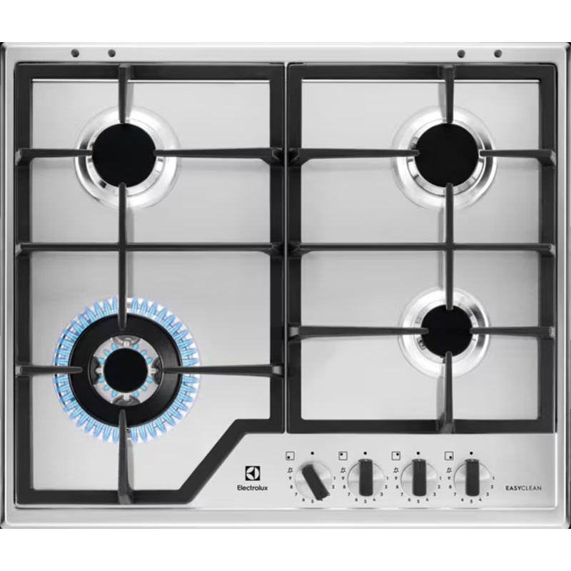 Изображение товара Газовая варочная панель Electrolux Kgs64362Xx 4 конфорки нержавеющая сталь