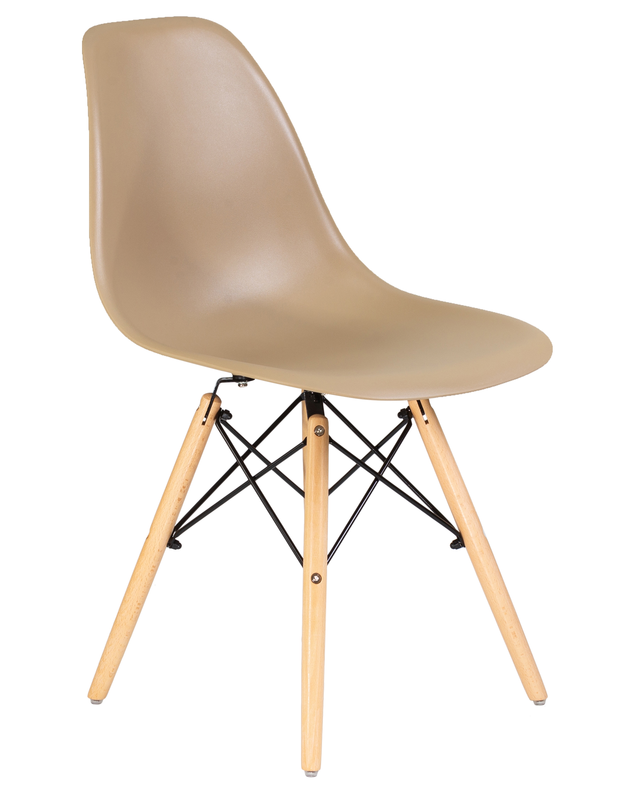 Изображение товара Кухонный стул Dobrin DSW LMZL 46x46x53 см полипропилен цвет бежевый Изображение товара Кухонный стул Dobrin DSW LMZL 46x46x53 см полипропилен цвет бежевый