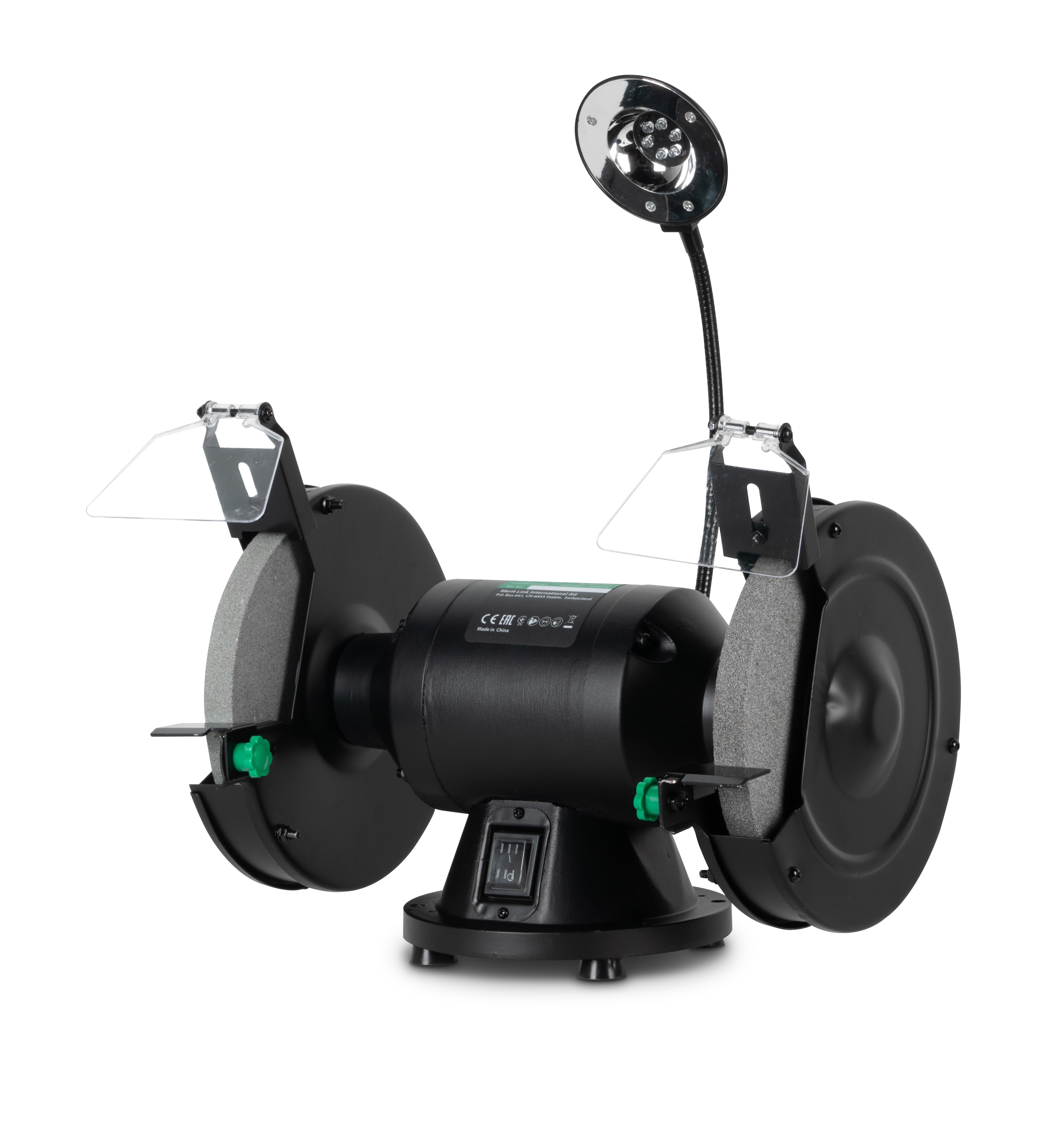 Изображение товара Точильный станок DWT DSP-350 L 350Вт двухдисковый с подсветкой и защитой