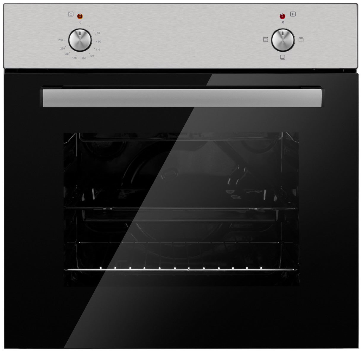 Изображение товара Встраиваемый духовой шкаф Weissgauff Eom 180 X 59.50x59.30x52.80 см цвет нержавеющая сталь