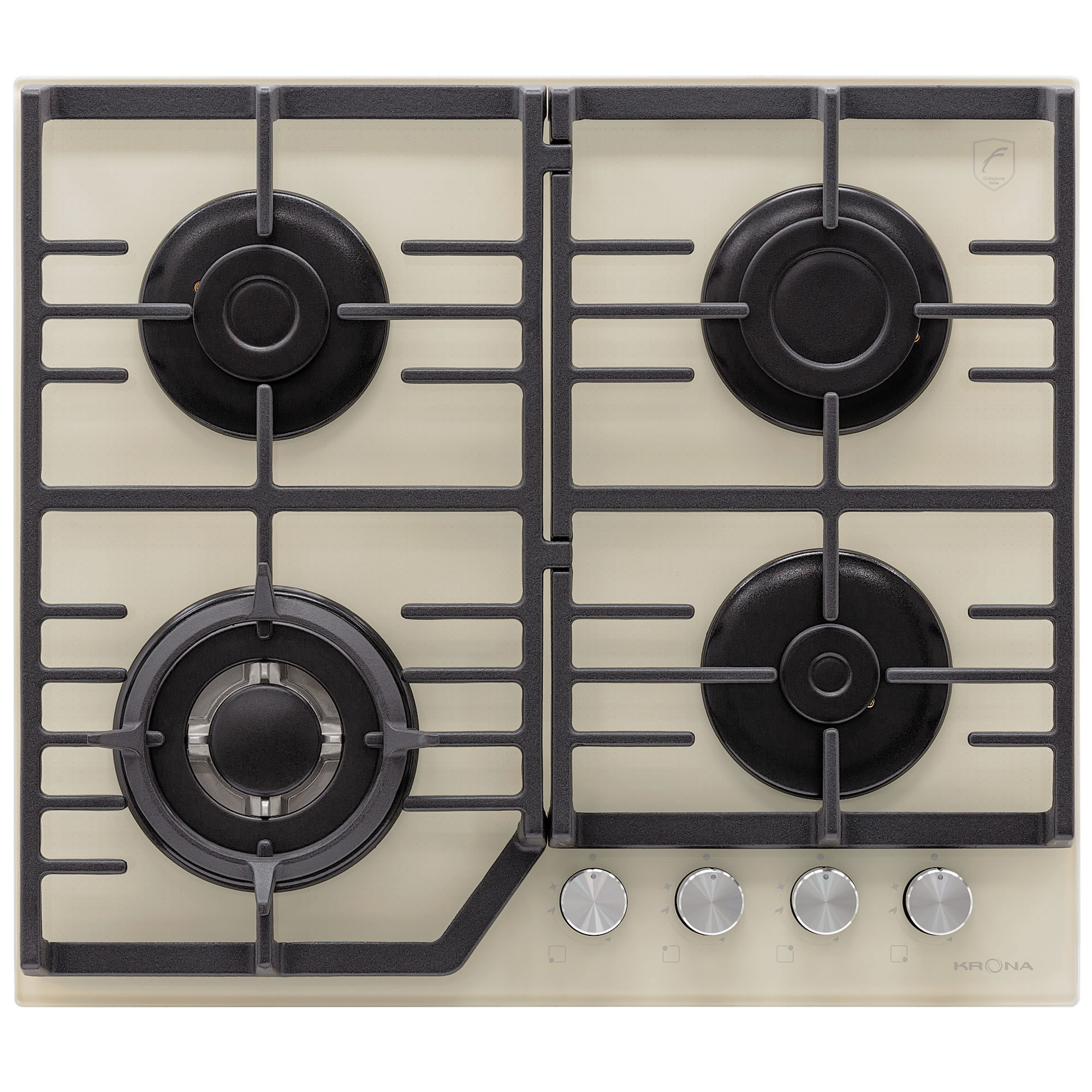 Изображение товара Газовая варочная панель Krona Ardente 60 IV 4 конфорки слоновая кость