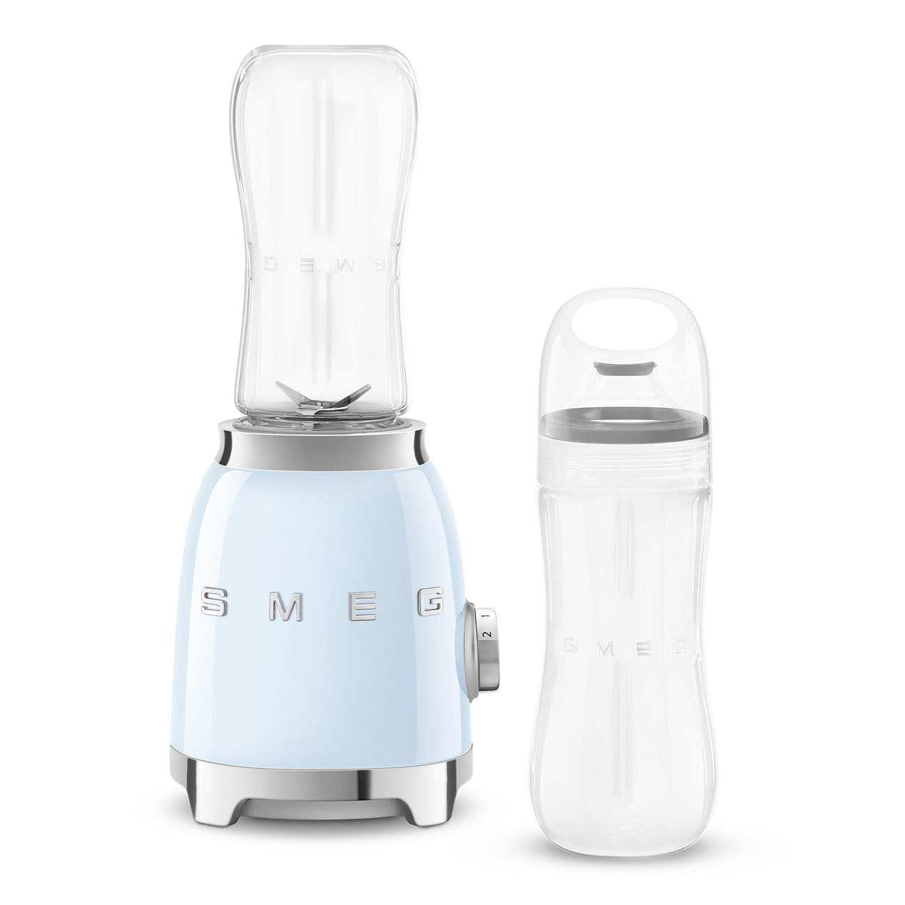 Изображение товара Блендер стационарный Smeg стиль 50-х PBF01PBEU 2 скорости цвет голубой