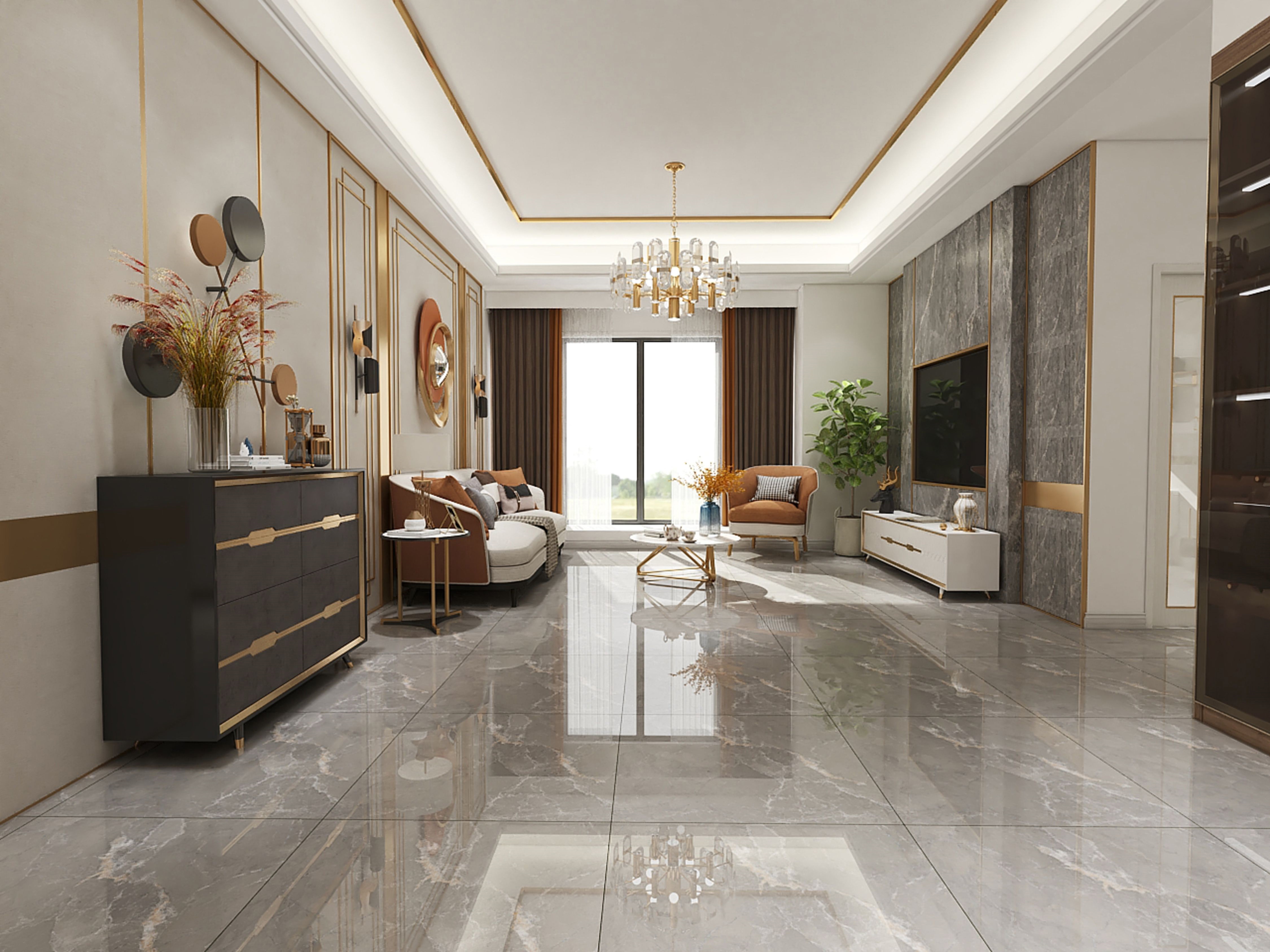 Изображение товара Керамогранит Basconi home Karna Brown BHW-0016 60x120 см 2.16 м² цвет коричневый