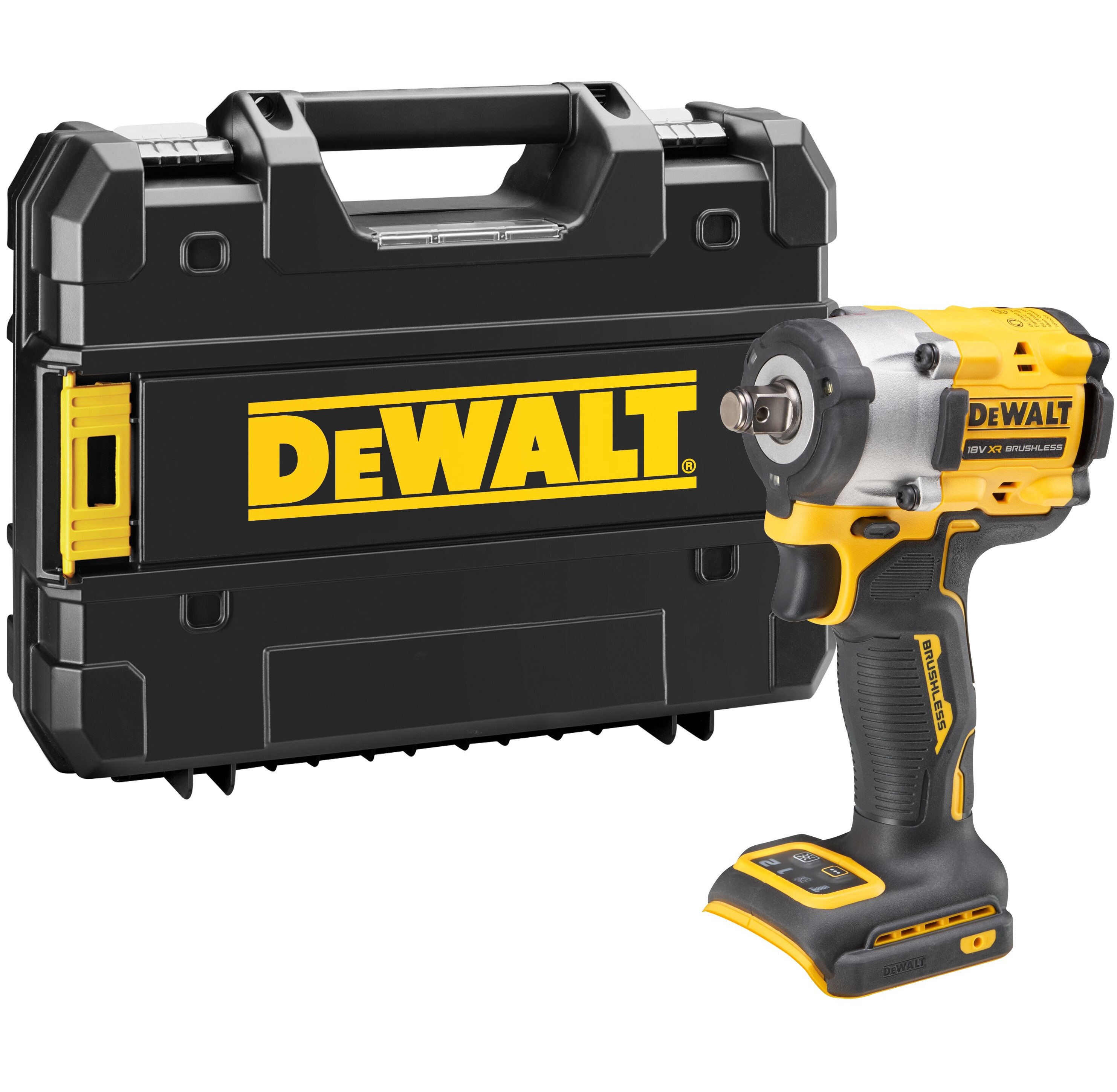 Изображение товара Гайковерт аккумуляторный бесщеточный Dewalt DCF921NT, 18 В Li-Ion 610 Нм, без АКБ и ЗУ