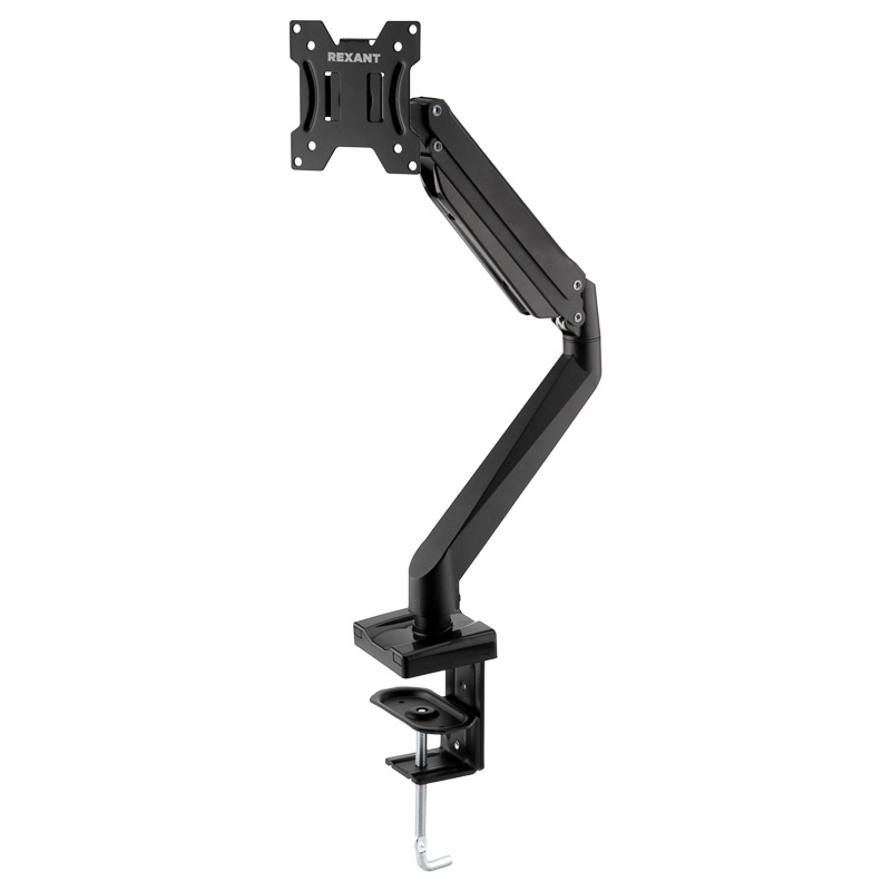 Изображение товара Кронштейн для крепления телевизора Rexant 15x38 см поворотный с газлифтом черный