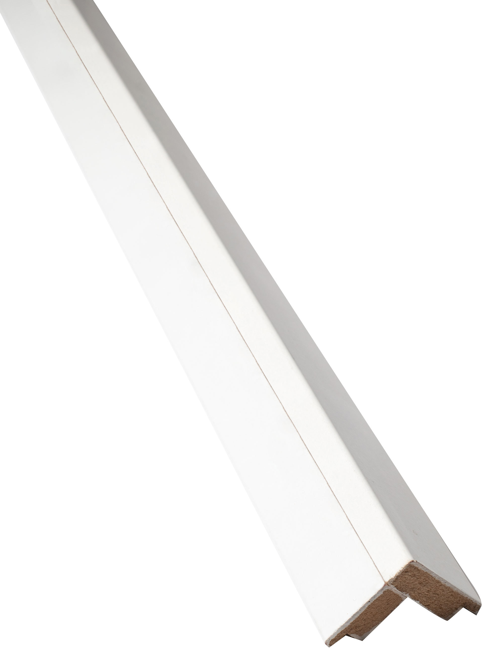 Изображение товара Угловой элемент МДФ Стильный дом Wainscot белый 2700x35x10мм 1шт