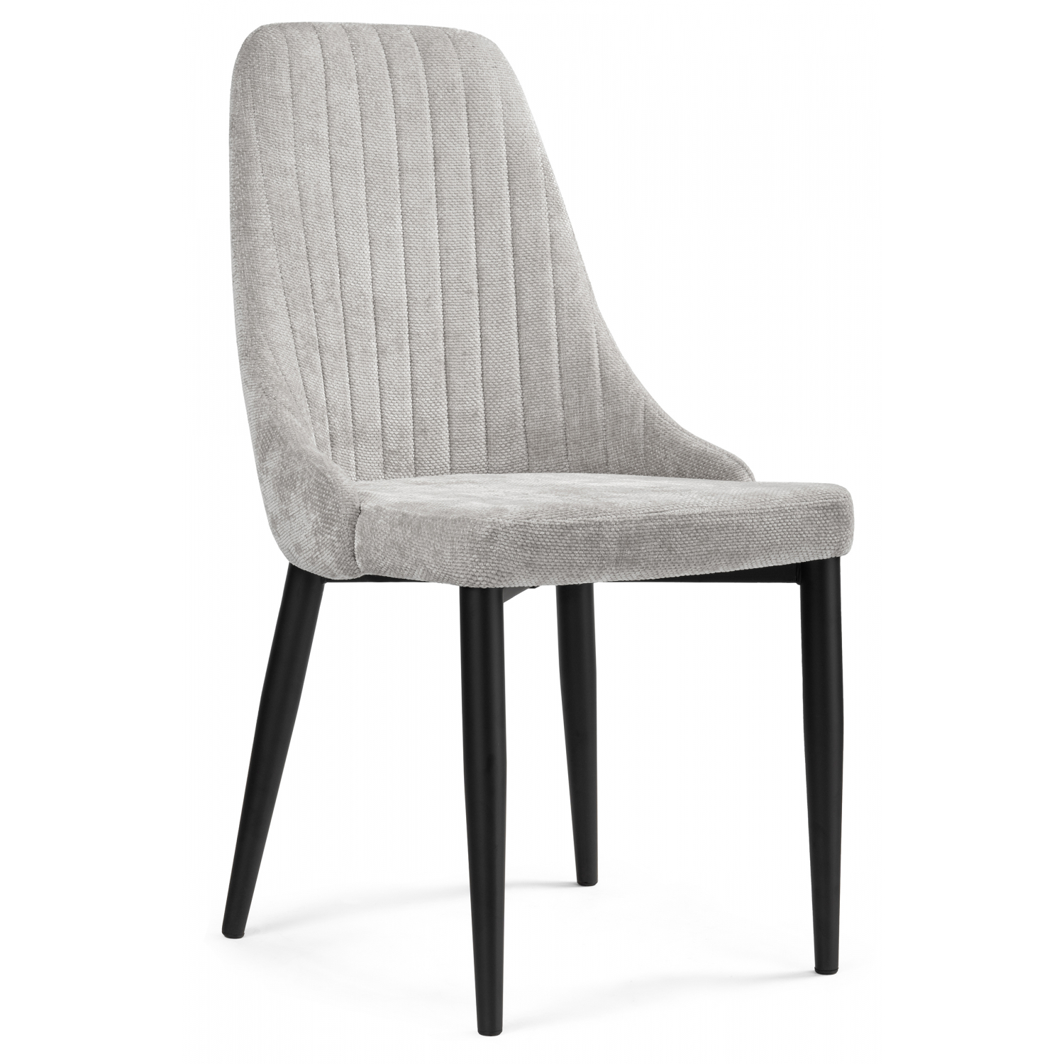 Изображение товара Стул Woodville 15751 44x89x57 см велюр цвет черный