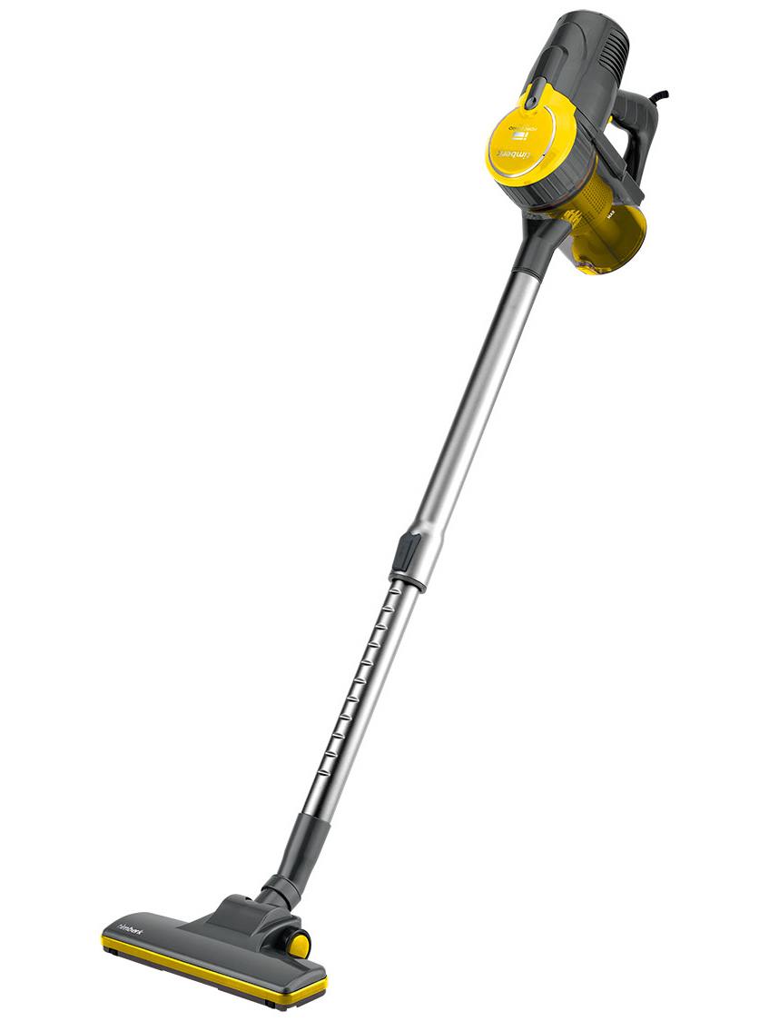 Изображение товара Вертикальный пылесос Timberk T-VCH-50 600 Вт HEPA фильтр 0.8 л желтый черный