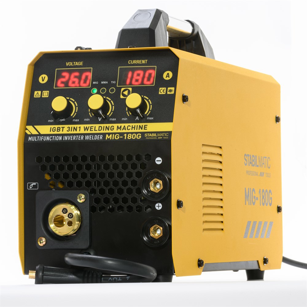 Изображение товара Сварочный полуавтомат стабильный инверторный MIG-180G 180А 4 режима сварки
