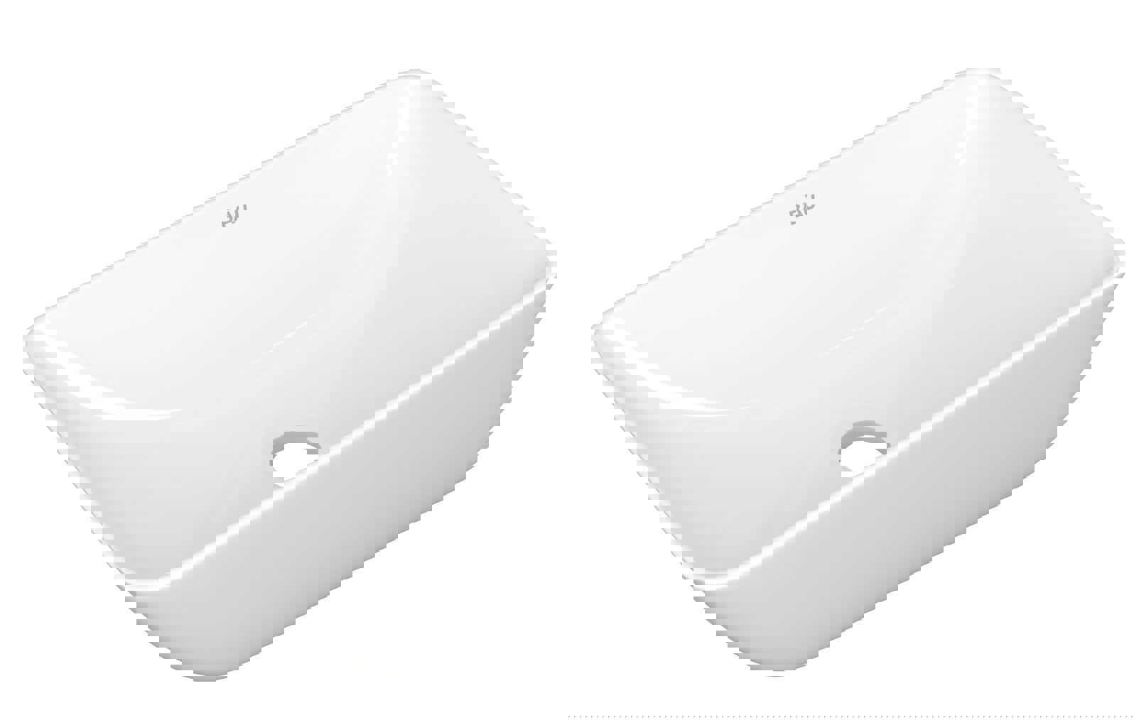 Изображение товара Раковина накладная Bauedge bau spectrum mini 48см цвет белый