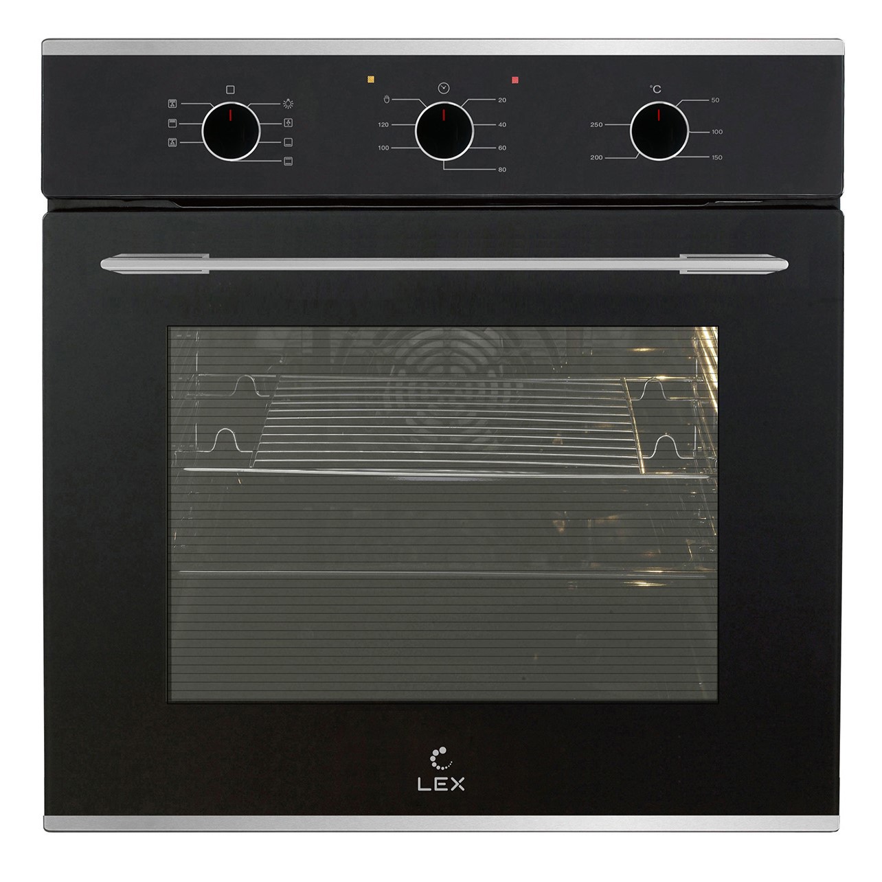 Изображение товара Духовой шкаф Lex EDM 075 BL черный 60 см с таймером и функцией гриль