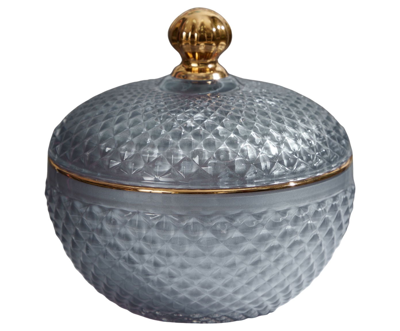 Изображение товара Конфетница с крышкой 12х12х12см 69-005