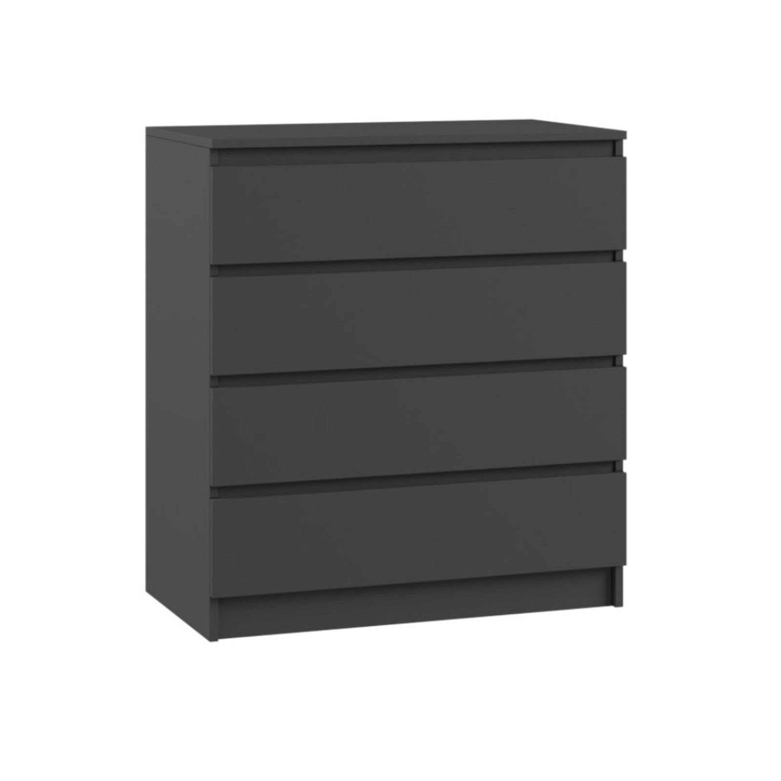 Изображение товара Комод Клик Мебель Бетти 80x100 см с 4 ящиками ЛДСП графит
