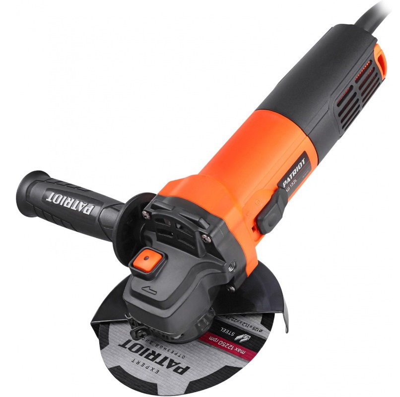 Изображение товара Угловая шлифмашина Patriot AG 132L 750Вт 125мм профессиональный инструмент