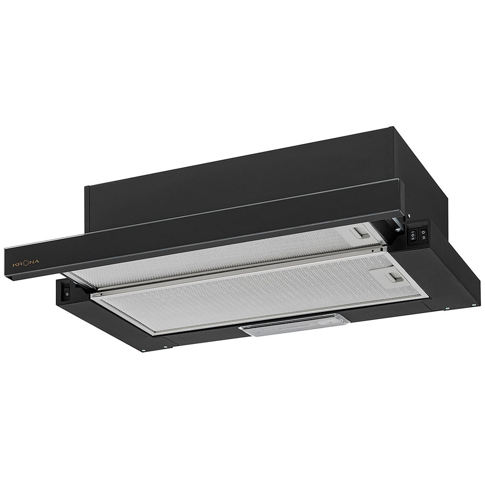 Изображение товара Вытяжка Krona Kamilla Retro 600 black 60 см цвет черный
