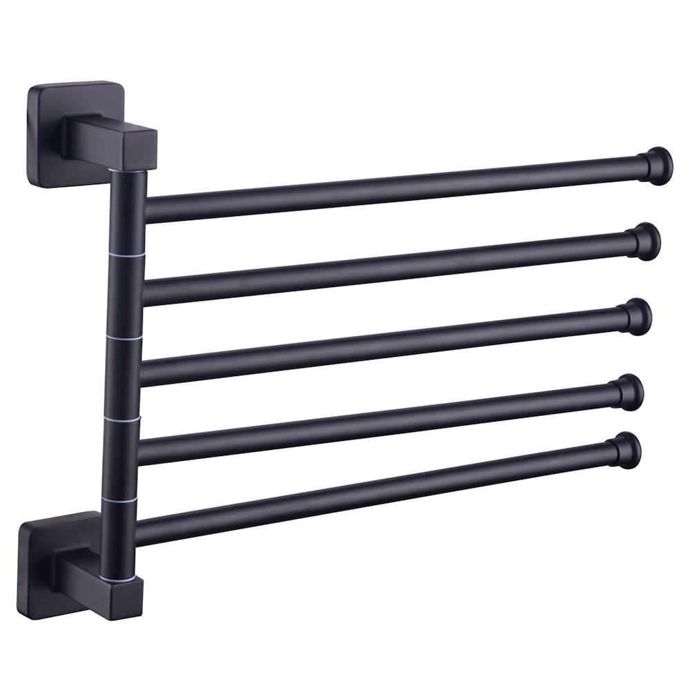 Изображение товара Держатель для полотенец Fashun A2615-7 33.4см цвет черный