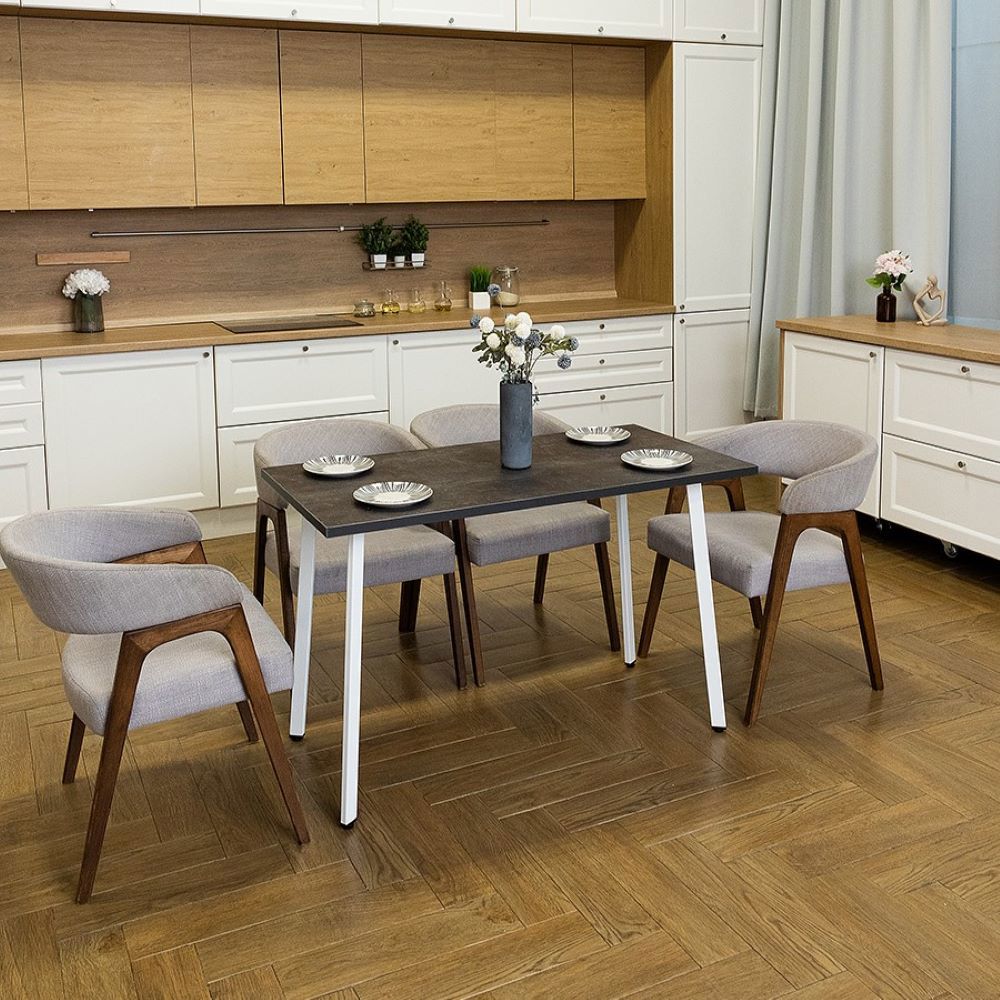 Изображение товара Стол DIKO LOFT Delight Dining DL-868303 120х60 см серо-бурый