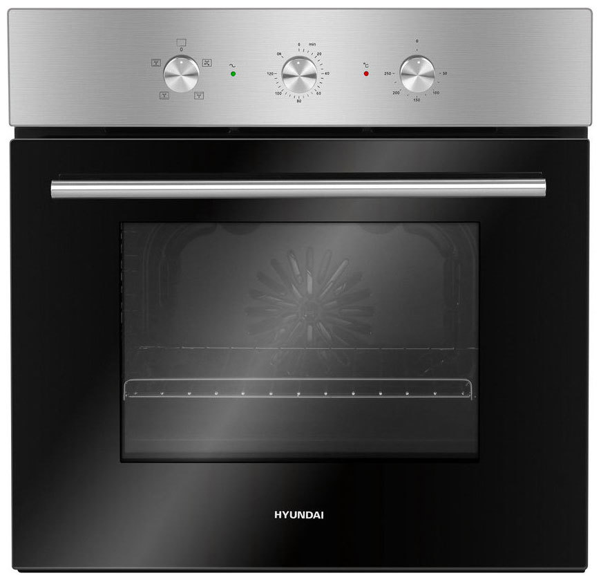 Изображение товара Встраиваемый духовой шкаф Hyundai Heo 6632 Ix 59.50x59.50x52 см цвет серебристый