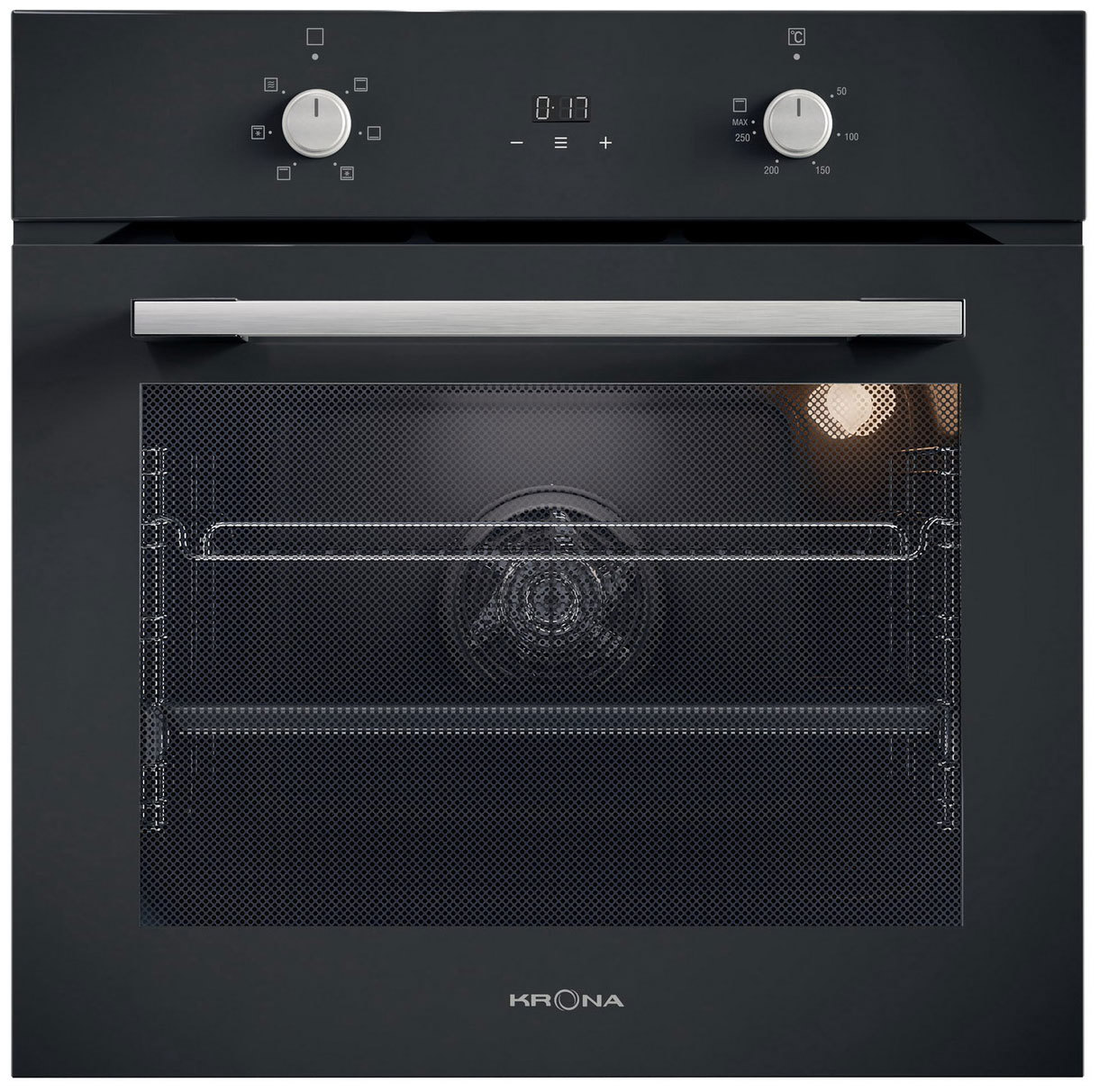 Изображение товара Встраиваемый духовой шкаф Krona Beato 60 Bl 59.50x59.50x56.70 см цвет черный