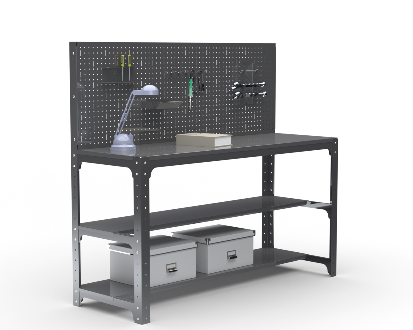 Изображение товара Стол металлический Metalex 201383, максимальная нагрузка 260 кг