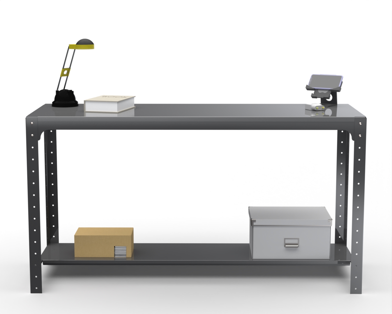 Изображение товара Металлический верстак Metalex 201336 максимальная нагрузка 260 кг Россия