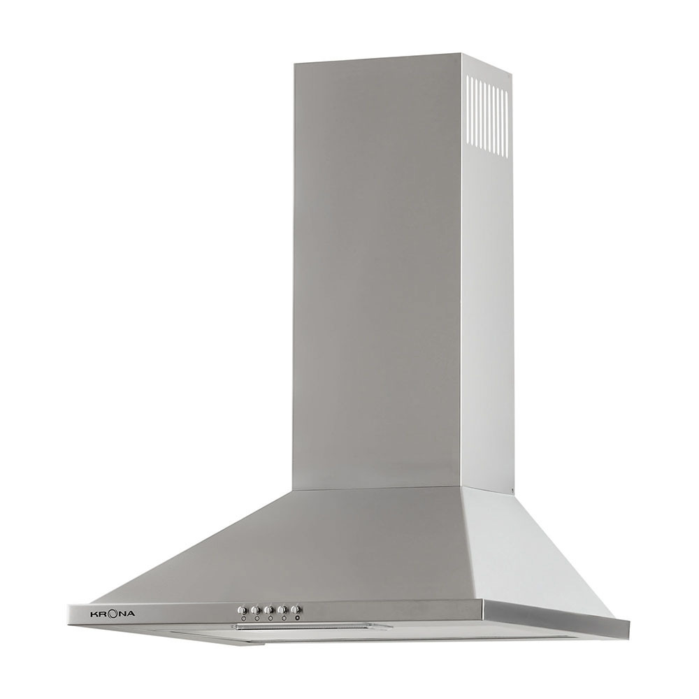 Изображение товара Купольная вытяжка KRONA BELLA 500 inox PB 50 см нержавеющая сталь тихая современная