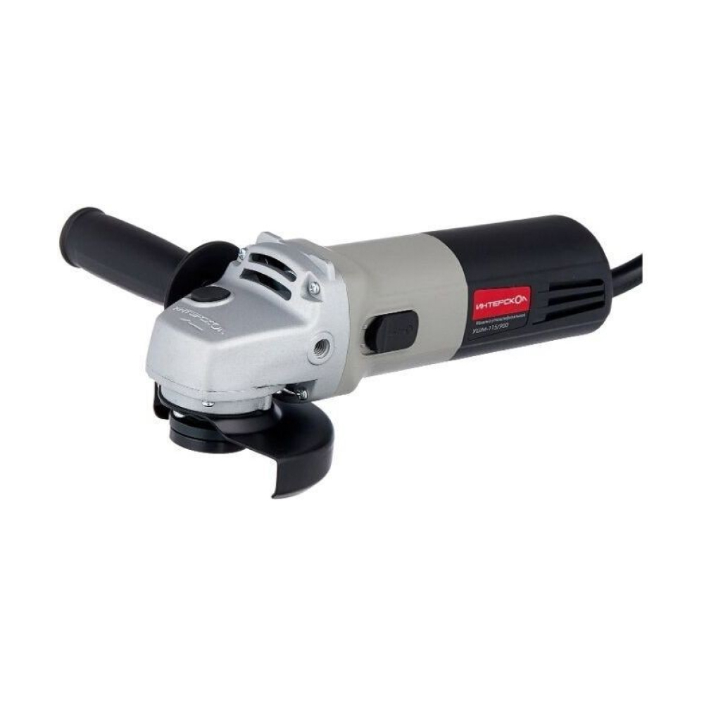 Изображение товара Угловая шлифмашина Интерскол УШМ 115/900 с мощностью 900 Вт и диамантом 115 мм