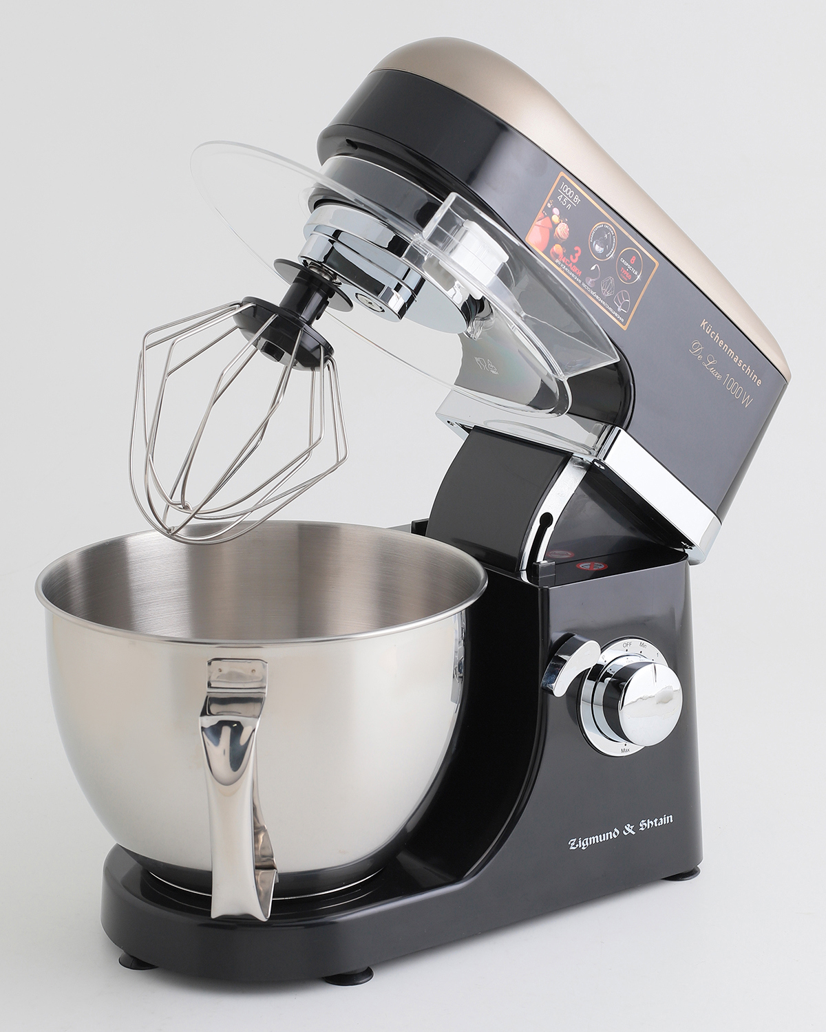 Изображение товара Планетарный миксер Zigmund & Shtain ZKM-960 4.5л мощность 1000 Вт