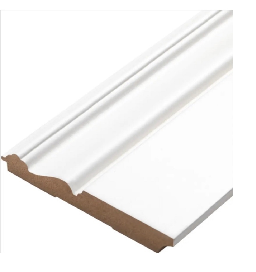 Изображение товара Цоколь МДФ Стильный дом Wainscot белый 2070x120x16мм 1шт