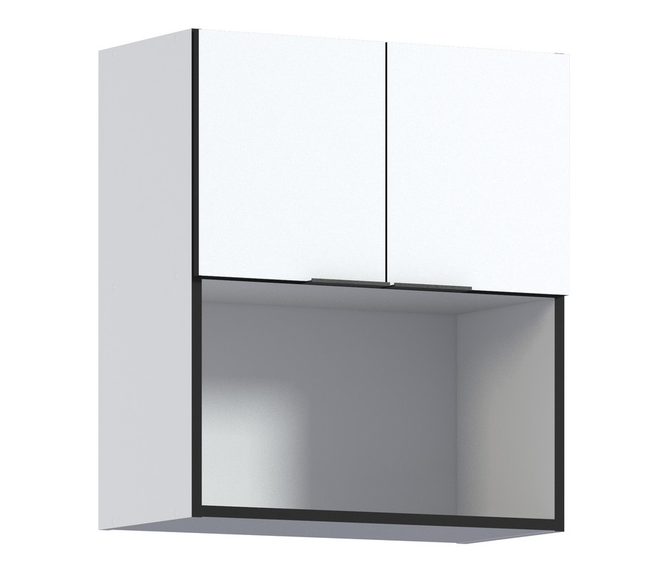 Изображение товара Кухонный навесной шкаф МЕТОД СБ-3474 60x68 см черный ЛДСП