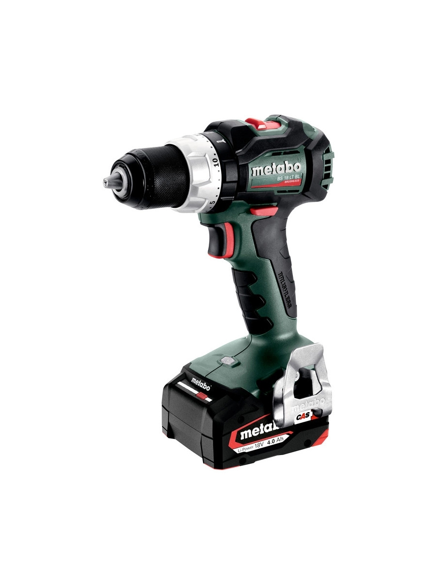 Изображение товара Дрель-шуруповерт аккумуляторная бесщеточная Metabo BS 18 LT BL, 602325500, 18 В Li-Ion 2x4 Ач Изображение товара Дрель-шуруповерт аккумуляторная бесщеточная Metabo BS 18 LT BL, 602325500, 18 В Li-Ion 2x4 Ач