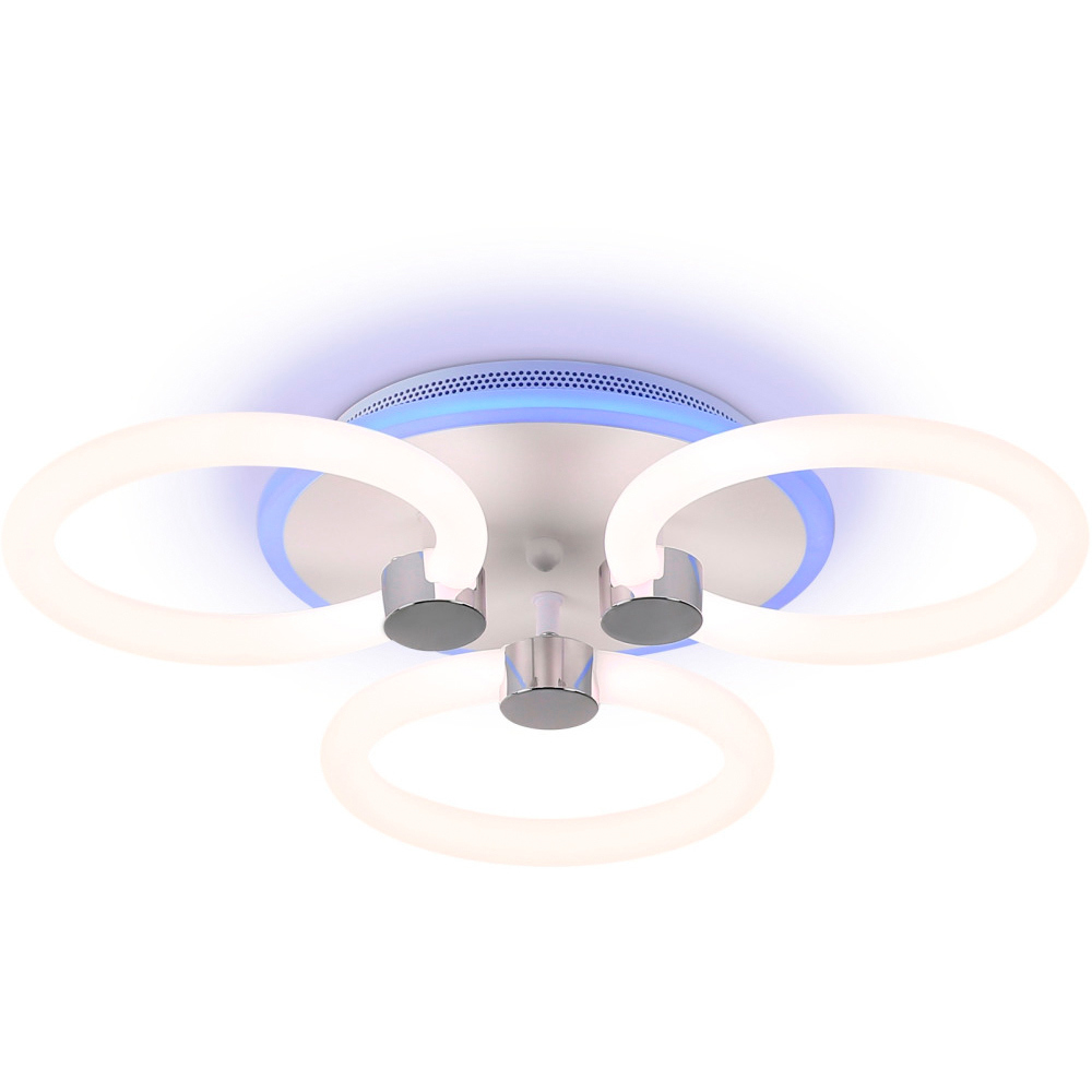 Изображение товара Люстра потолочная светодиодная Ambrella Acrylica fa3838 3 плафона регулировка направления