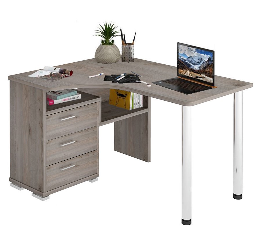 Изображение товара Стол Мэрдэс СР-132С-130 Н-ЛЕВ из ЛДСП цвет ясень шимо светлый