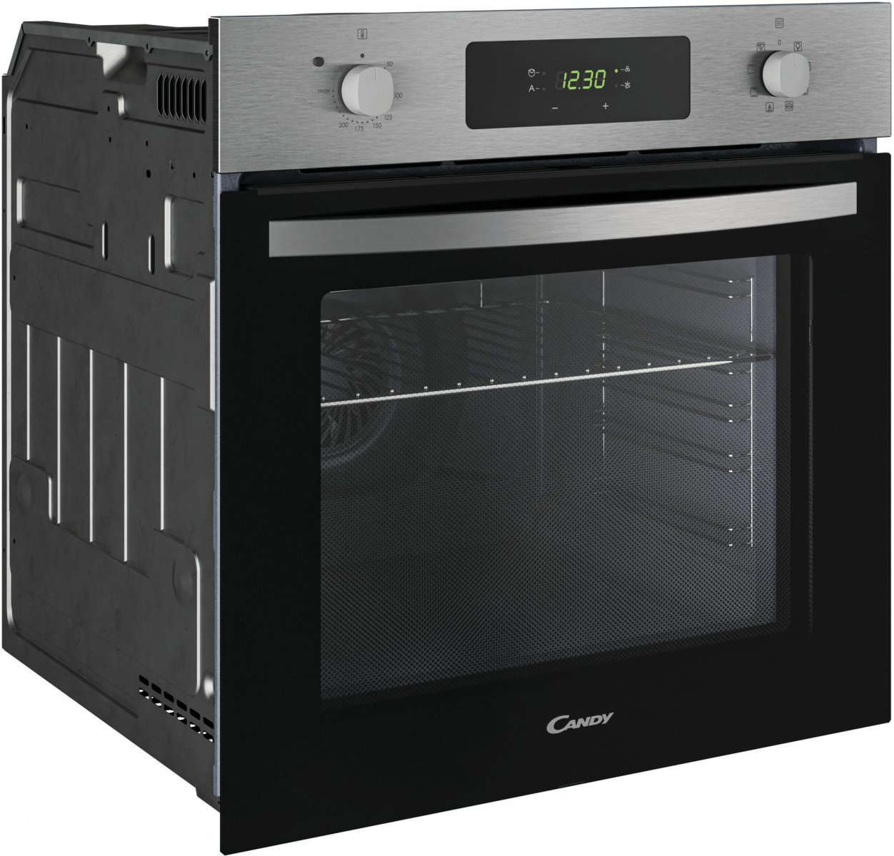 Изображение товара Встраиваемый духовой шкаф Candy Fidc X615 70 л нержавеющая сталь управление сенсорное