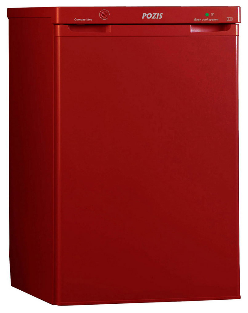 Изображение товара Холодильник Pozis RS-411 рубиновый 85x54 см объем 98 л стильный дизайн