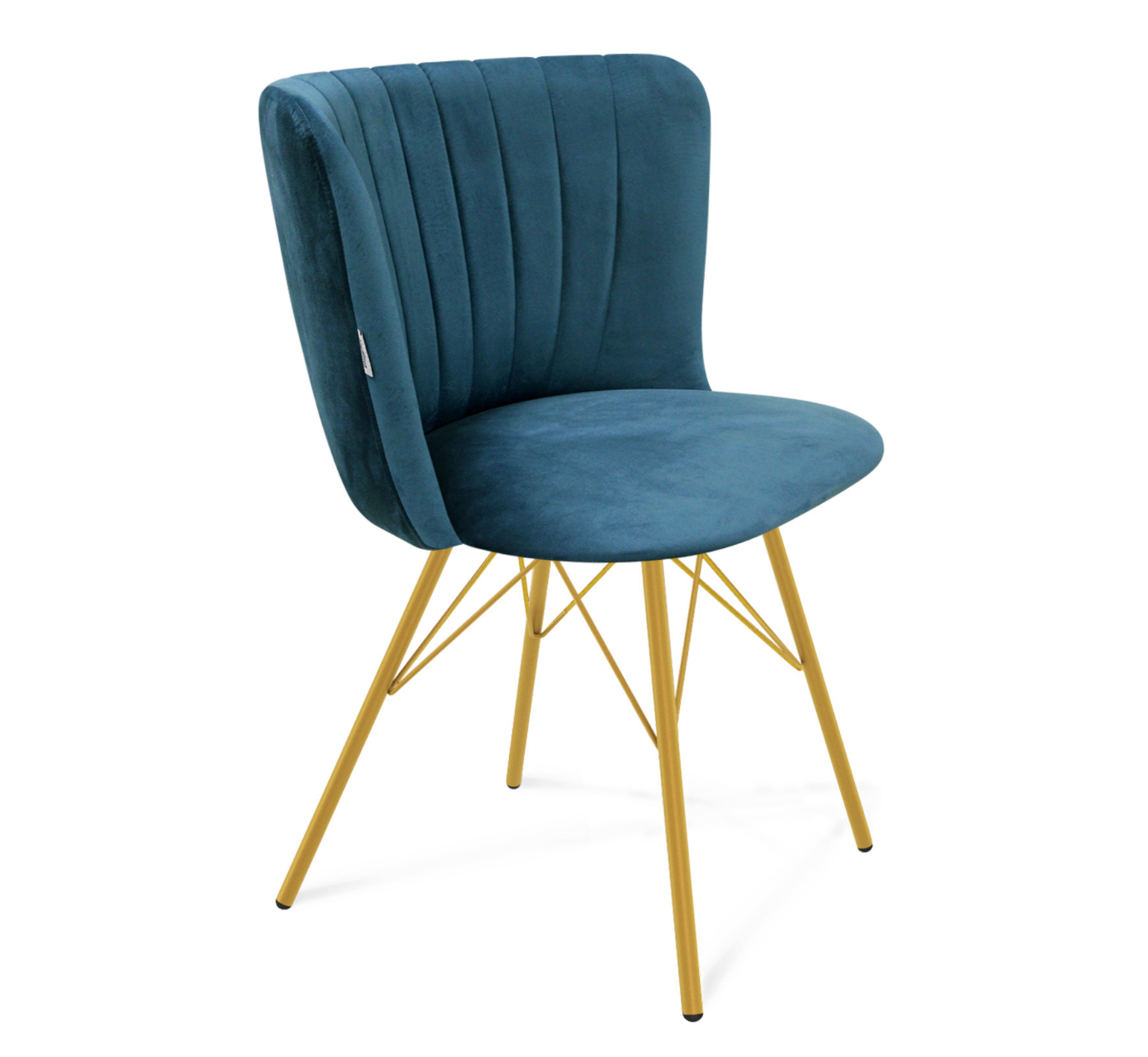 Изображение товара Стул Sheffilton 7894784501 голубой велюр современный дизайн