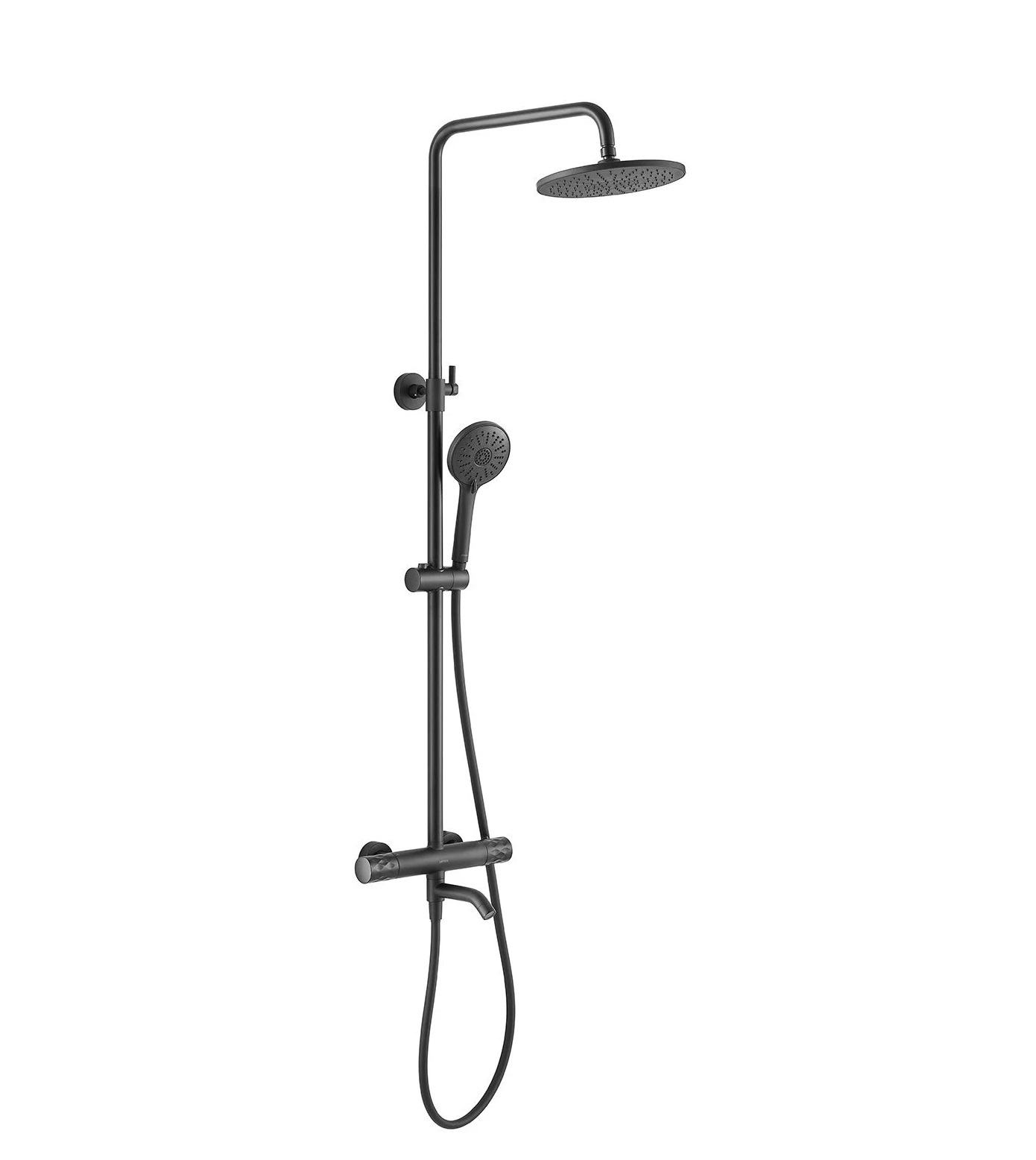 Изображение товара Душевая стойка Arrow Ag3317 AG3317SHMB 3 режимная цвет черны матовый