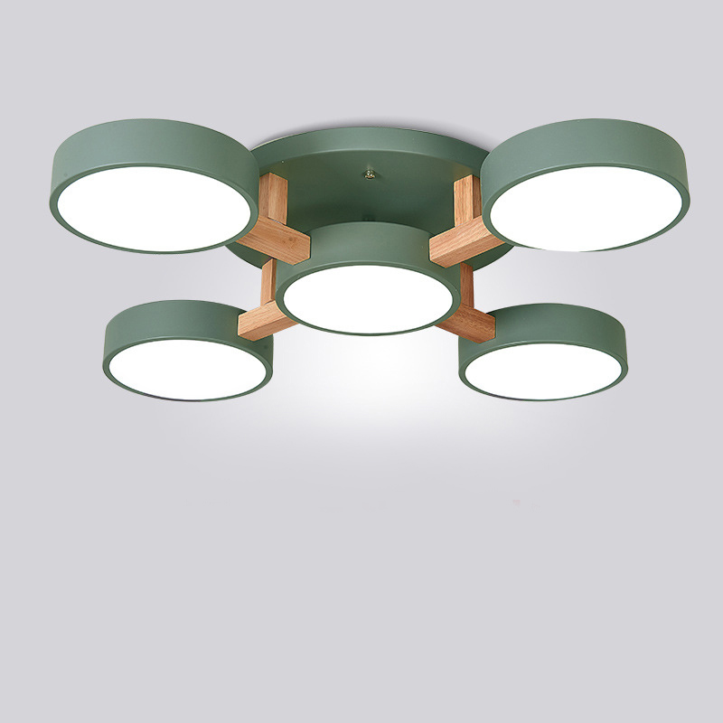 Изображение товара Люстра потолочная Imperiumloft Joist 5 178330-26 5 ламп 22 м² цвет зеленый