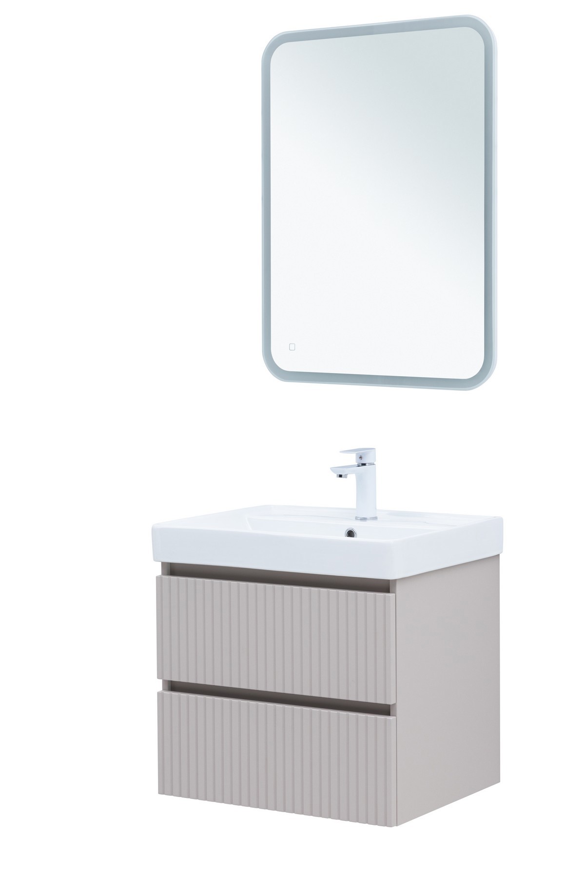 Изображение товара Тумба под раковину напольная Logan 00342200 58.2см цвет бежевый